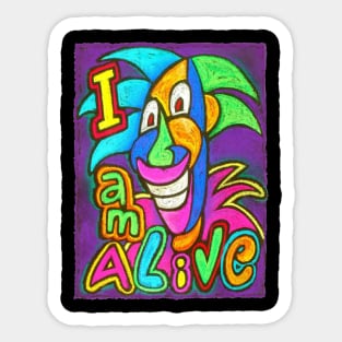 I am Alive Sticker